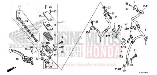 MAITRE-CYLINDRE FREIN AV. NC750DE de 2014